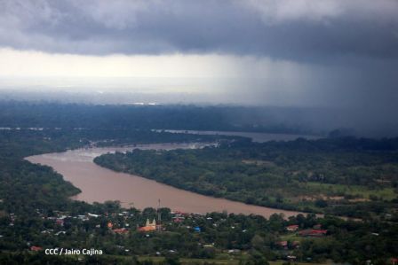Recorrido aéreo´de exploración de Ineter y Marena por zonas afectadas por huracanes Eta y Iota