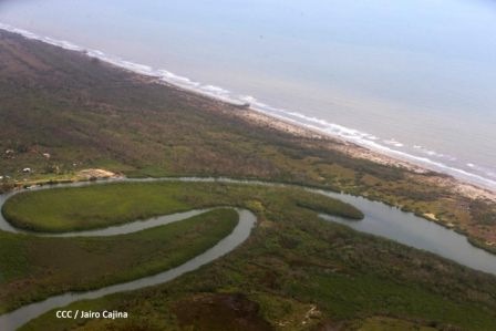 Recorrido aéreo´de exploración de Ineter y Marena por zonas afectadas por huracanes Eta y Iota