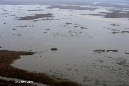 Recorrido aéreo´de exploración de Ineter y Marena por zonas afectadas por huracanes Eta y Iota