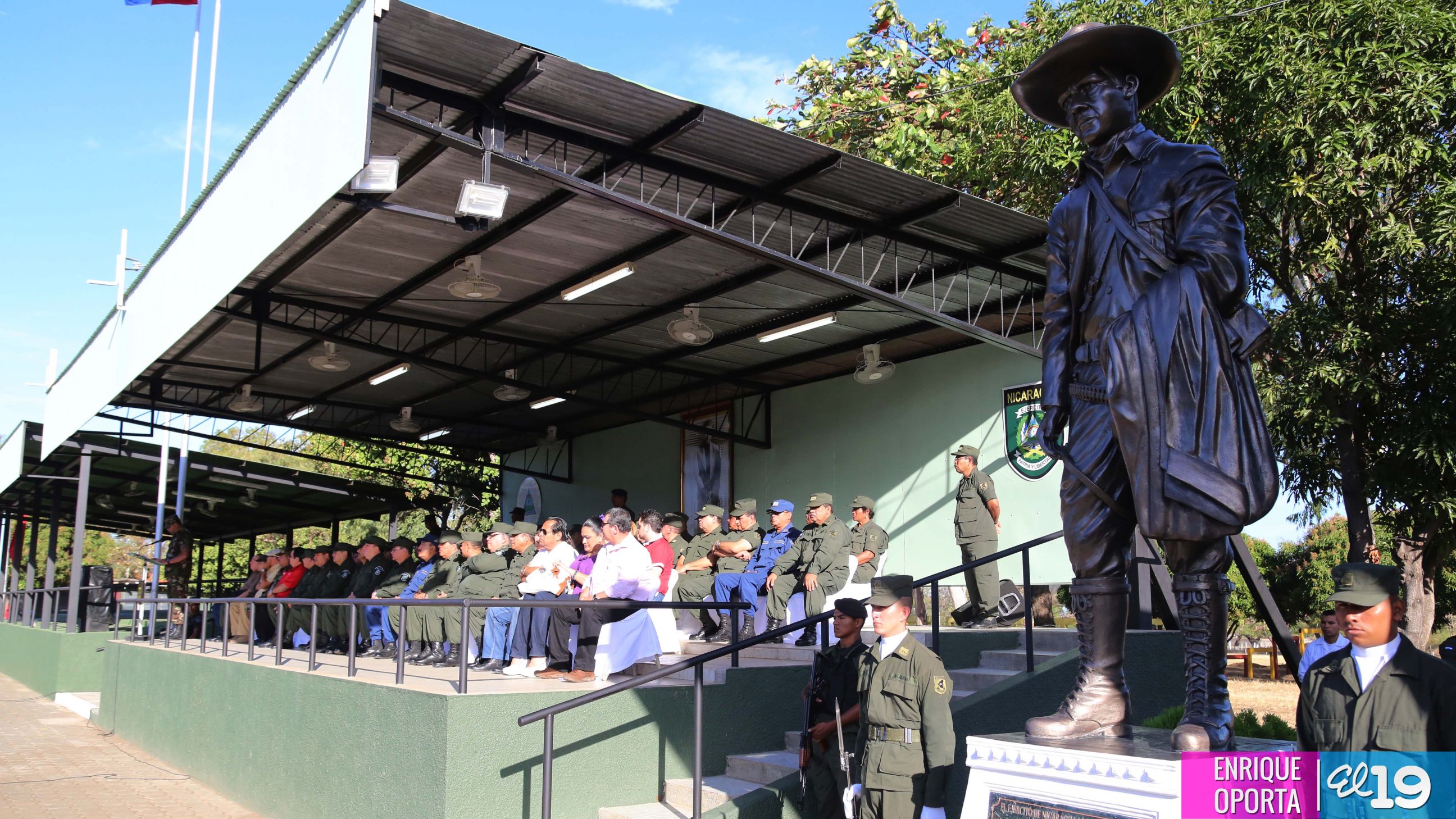 Ejército de Nicaragua rinde homenaje a Sandino a 80 años de su tránsito a la inmortalidad