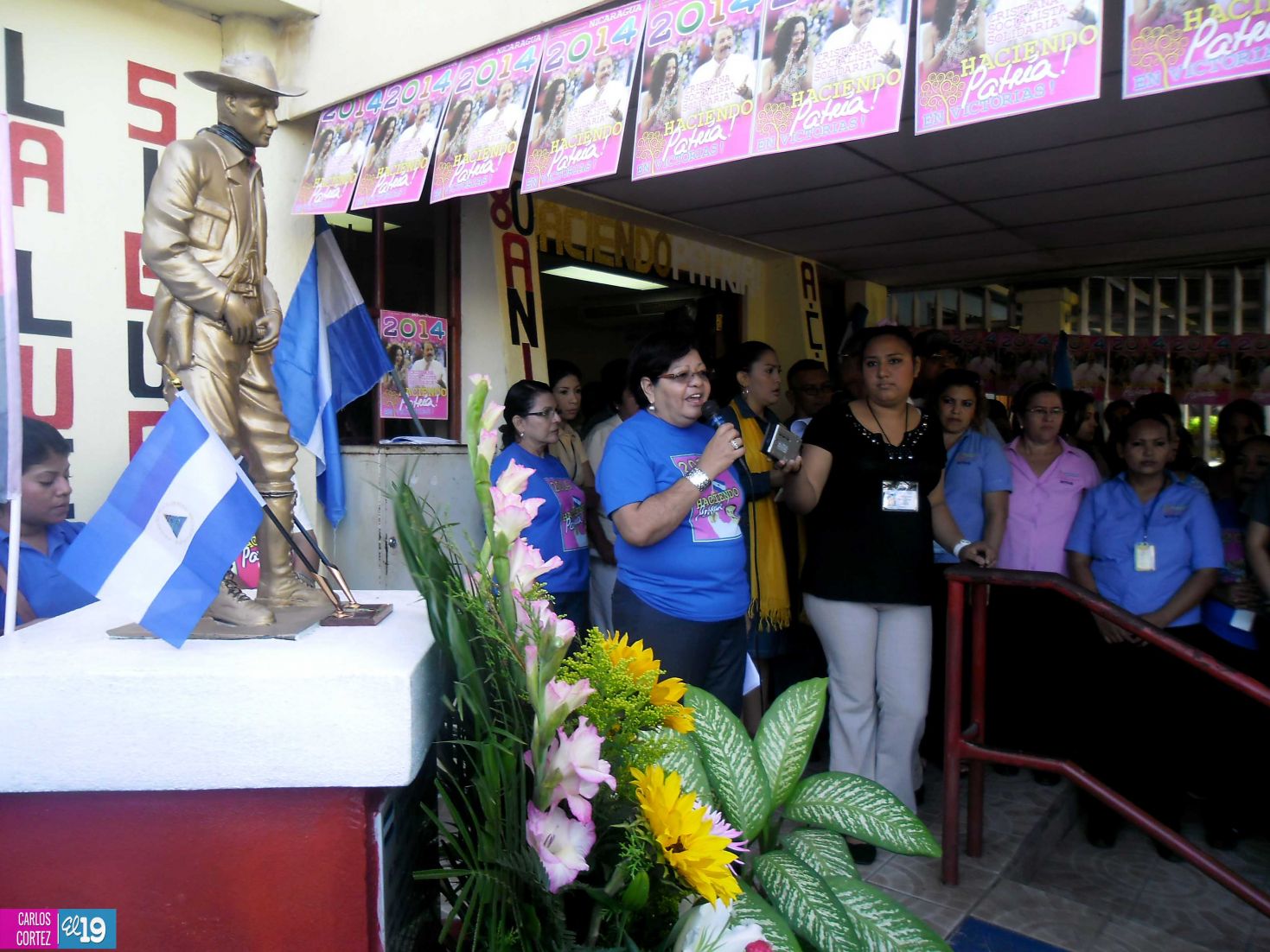 Instituciones conmemoran 80 años del tránsito a la inmortalidad de Sandino