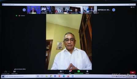 El Presidente Daniel y la Compañera Rosario en la Cumbre entre Jefes de Estado y de Gobierno del SICA y el Secretario General de Naciones Unidas