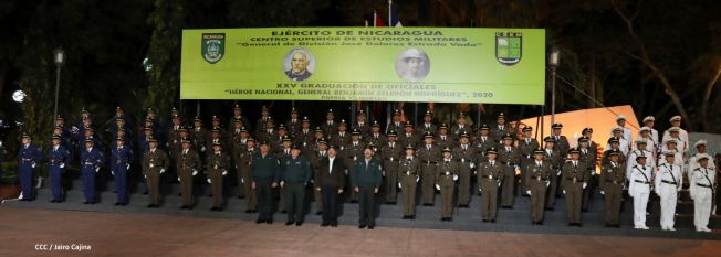 XXV Graduación del Centro Superior de Estudios Militares del Ejército de Nicaragua