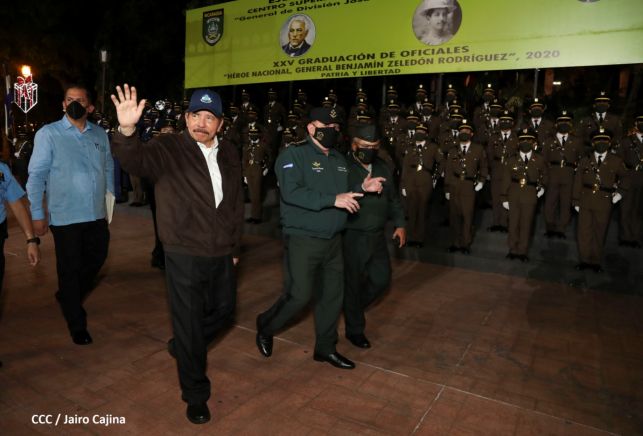XXV Graduación del Centro Superior de Estudios Militares del Ejército de Nicaragua