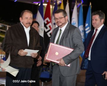 Embajadores presentan Cartas Credenciales al Presidente Daniel Ortega y a la Vicepresidenta Rosario Murillo