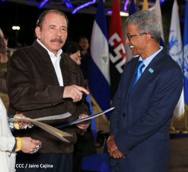 Embajadores presentan Cartas Credenciales al Presidente Daniel Ortega y a la Vicepresidenta Rosario Murillo