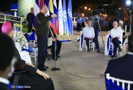 Embajadores presentan Cartas Credenciales al Presidente Daniel Ortega y a la Vicepresidenta Rosario Murillo