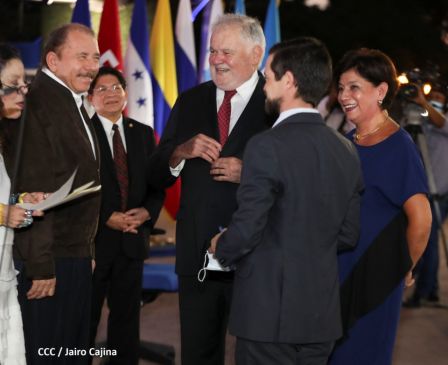 Embajadores presentan Cartas Credenciales al Presidente Daniel Ortega y a la Vicepresidenta Rosario Murillo