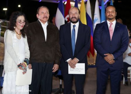 Embajadores presentan Cartas Credenciales al Presidente Daniel Ortega y a la Vicepresidenta Rosario Murillo