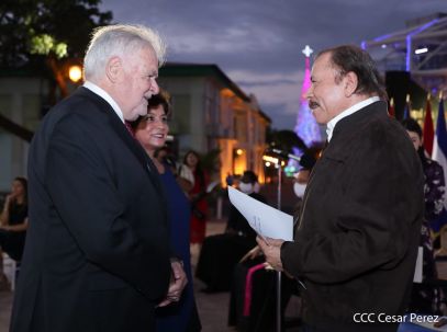 Embajadores presentan Cartas Credenciales al Presidente Daniel Ortega y a la Vicepresidenta Rosario Murillo