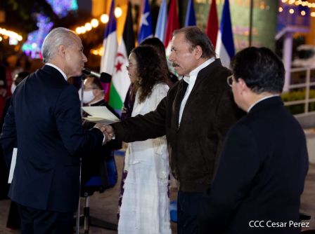 Embajadores presentan Cartas Credenciales al Presidente Daniel Ortega y a la Vicepresidenta Rosario Murillo