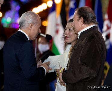 Embajadores presentan Cartas Credenciales al Presidente Daniel Ortega y a la Vicepresidenta Rosario Murillo