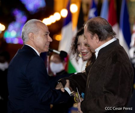 Embajadores presentan Cartas Credenciales al Presidente Daniel Ortega y a la Vicepresidenta Rosario Murillo