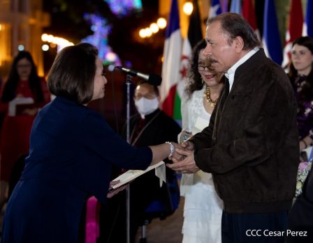 Embajadores presentan Cartas Credenciales al Presidente Daniel Ortega y a la Vicepresidenta Rosario Murillo