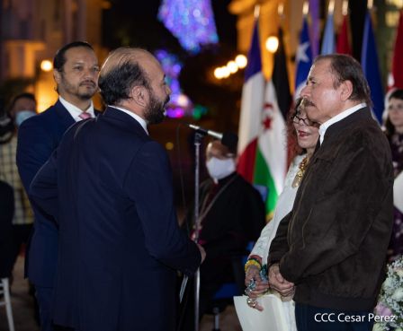 Embajadores presentan Cartas Credenciales al Presidente Daniel Ortega y a la Vicepresidenta Rosario Murillo