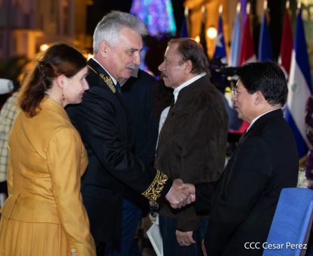 Embajadores presentan Cartas Credenciales al Presidente Daniel Ortega y a la Vicepresidenta Rosario Murillo