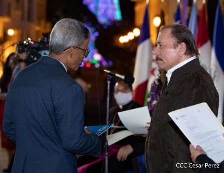 Embajadores presentan Cartas Credenciales al Presidente Daniel Ortega y a la Vicepresidenta Rosario Murillo