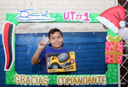 Niños continúan recibiendo juguetes en todo Nicaragua
