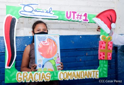 Niños continúan recibiendo juguetes en todo Nicaragua