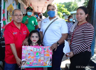 Niños continúan recibiendo juguetes en todo Nicaragua