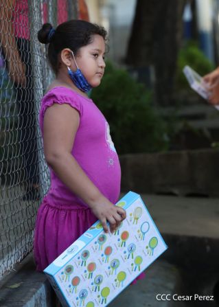 Niños continúan recibiendo juguetes en todo Nicaragua