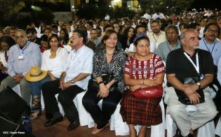 Daniel y Rosario en acto del 80 Aniversario del Tránsito a la Inmortalidad del General Augusto C. Sandino