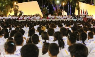 Daniel y Rosario en acto del 80 Aniversario del Tránsito a la Inmortalidad del General Augusto C. Sandino
