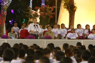 Daniel y Rosario en acto del 80 Aniversario del Tránsito a la Inmortalidad del General Augusto C. Sandino