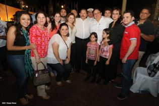 Daniel y Rosario en acto del 80 Aniversario del Tránsito a la Inmortalidad del General Augusto C. Sandino