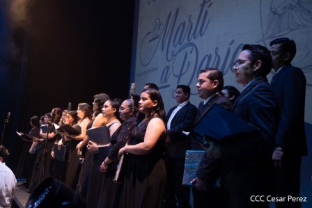 Poesía musicalizada “De Martí a Darío