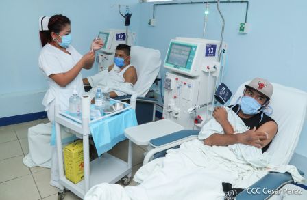 Primera jornada de vacunación voluntaria contra la Covid-19 en Nicaragua