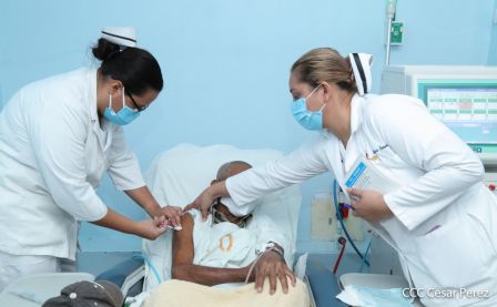 Primera jornada de vacunación voluntaria contra la Covid-19 en Nicaragua