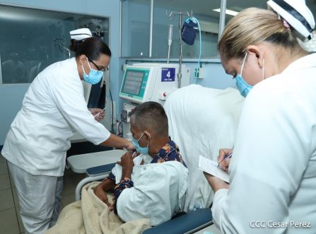 Primera jornada de vacunación voluntaria contra la Covid-19 en Nicaragua