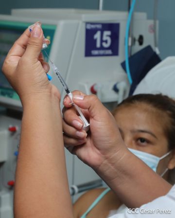 Primera jornada de vacunación voluntaria contra la Covid-19 en Nicaragua