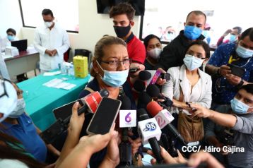 Primera jornada de vacunación voluntaria contra la Covid-19 en Nicaragua