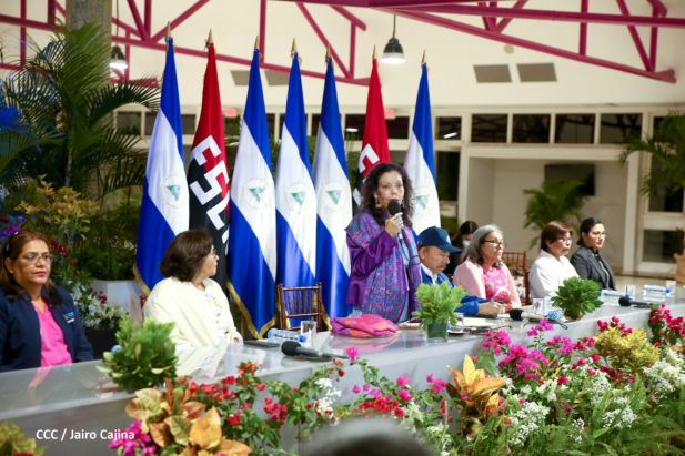 El Comandante Daniel Ortega y la Compañera Rosario Murillo presidieron acto en ocasión del Día Internacional de la Mujer