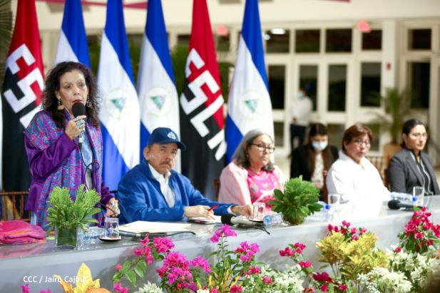 El Comandante Daniel Ortega y la Compañera Rosario Murillo presidieron acto en ocasión del Día Internacional de la Mujer