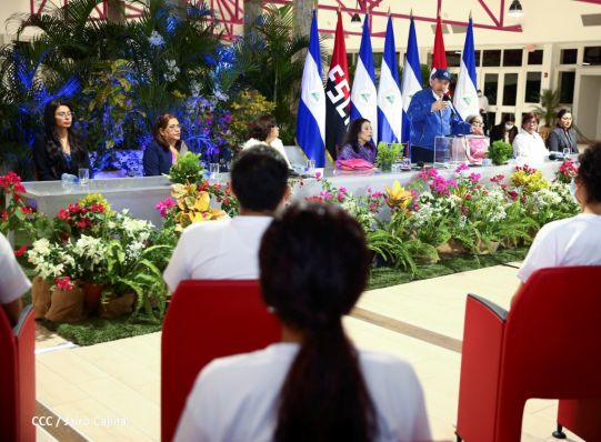 El Comandante Daniel Ortega y la Compañera Rosario Murillo presidieron acto en ocasión del Día Internacional de la Mujer