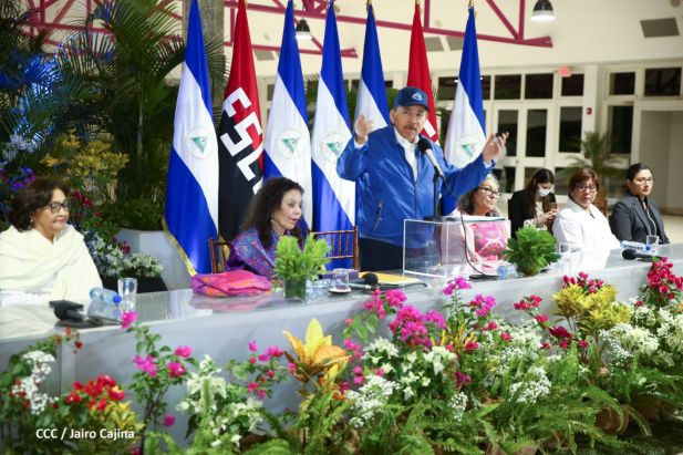El Comandante Daniel Ortega y la Compañera Rosario Murillo presidieron acto en ocasión del Día Internacional de la Mujer