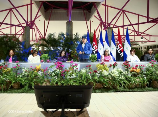 El Comandante Daniel Ortega y la Compañera Rosario Murillo presidieron acto en ocasión del Día Internacional de la Mujer