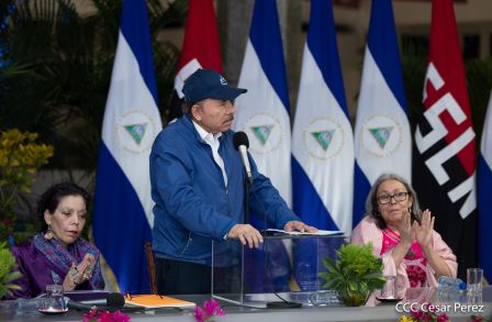 El Comandante Daniel Ortega y la Compañera Rosario Murillo presidieron acto en ocasión del Día Internacional de la Mujer