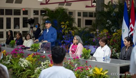 El Comandante Daniel Ortega y la Compañera Rosario Murillo presidieron acto en ocasión del Día Internacional de la Mujer