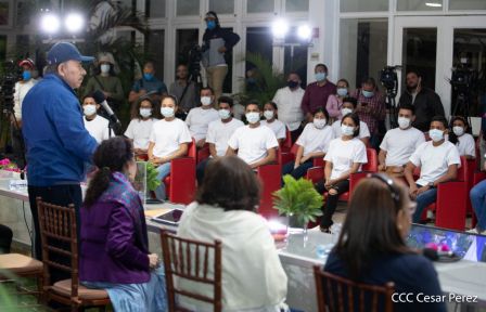 El Comandante Daniel Ortega y la Compañera Rosario Murillo presidieron acto en ocasión del Día Internacional de la Mujer