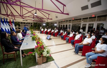 El Comandante Daniel Ortega y la Compañera Rosario Murillo presidieron acto en ocasión del Día Internacional de la Mujer