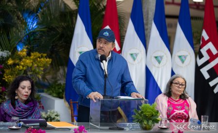 El Comandante Daniel Ortega y la Compañera Rosario Murillo presidieron acto en ocasión del Día Internacional de la Mujer