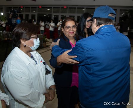 El Comandante Daniel Ortega y la Compañera Rosario Murillo presidieron acto en ocasión del Día Internacional de la Mujer