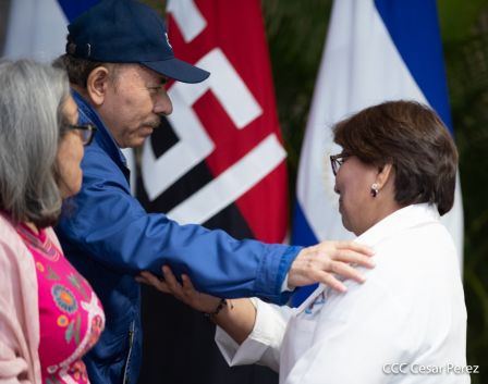 El Comandante Daniel Ortega y la Compañera Rosario Murillo presidieron acto en ocasión del Día Internacional de la Mujer