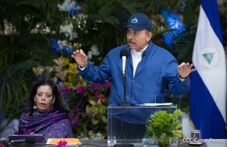 El Comandante Daniel Ortega y la Compañera Rosario Murillo presidieron acto en ocasión del Día Internacional de la Mujer