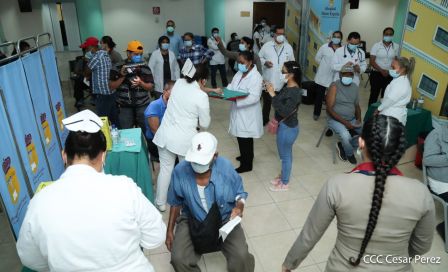  Nicaragua: Jornada de vacunación voluntaria contra el covid 19 no se detiene