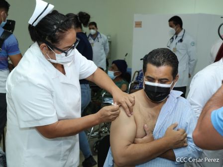  Nicaragua: Jornada de vacunación voluntaria contra el covid 19 no se detiene
